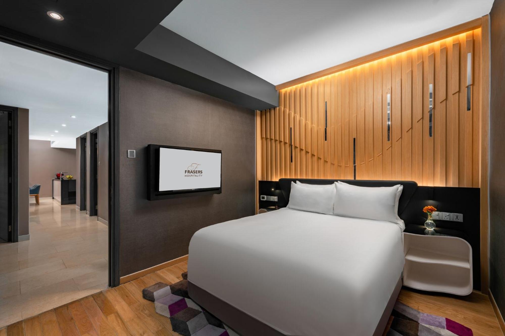 Fraser Place Puteri Harbour Nusajaya  Dış mekan fotoğraf A bedroom at the hotel